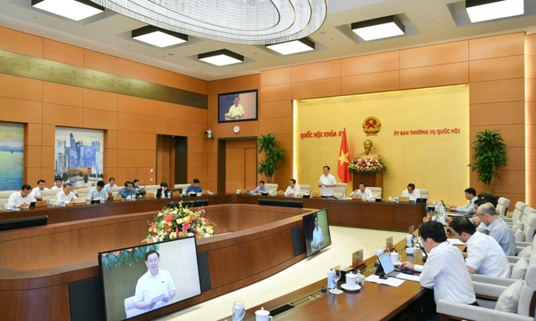 Phiên họp Chuyên đề Pháp luật tháng 08/2022/Ảnh: Cổng thông tin Quốc hội.