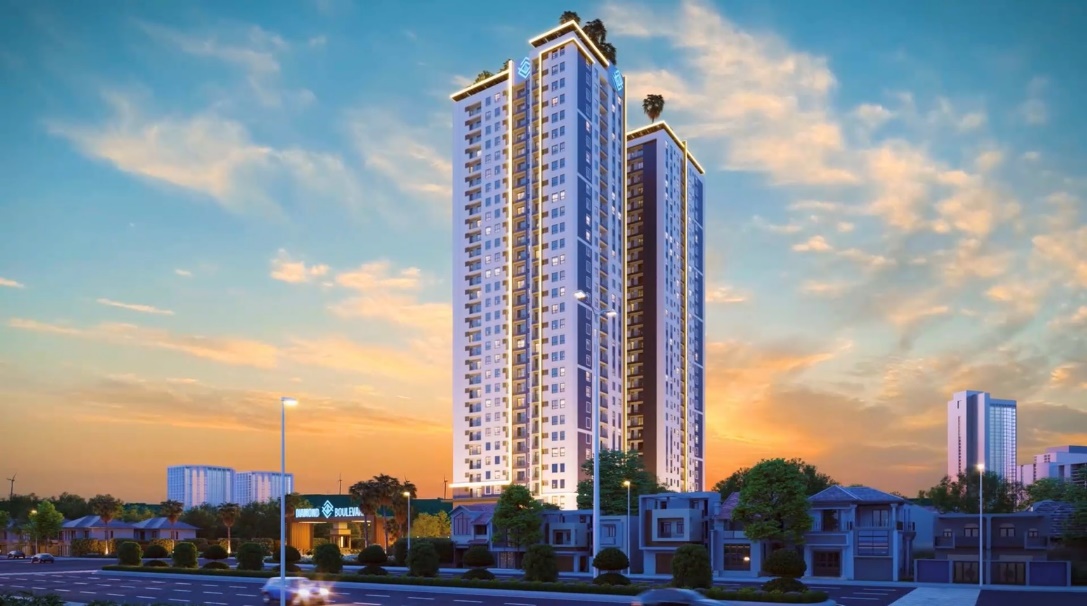 Diamond Boulevard cung cấp một sản phẩm căn hộ cao cấp tại vị tr&iacute; thuận lợi mặt tiền quốc lộ 13.