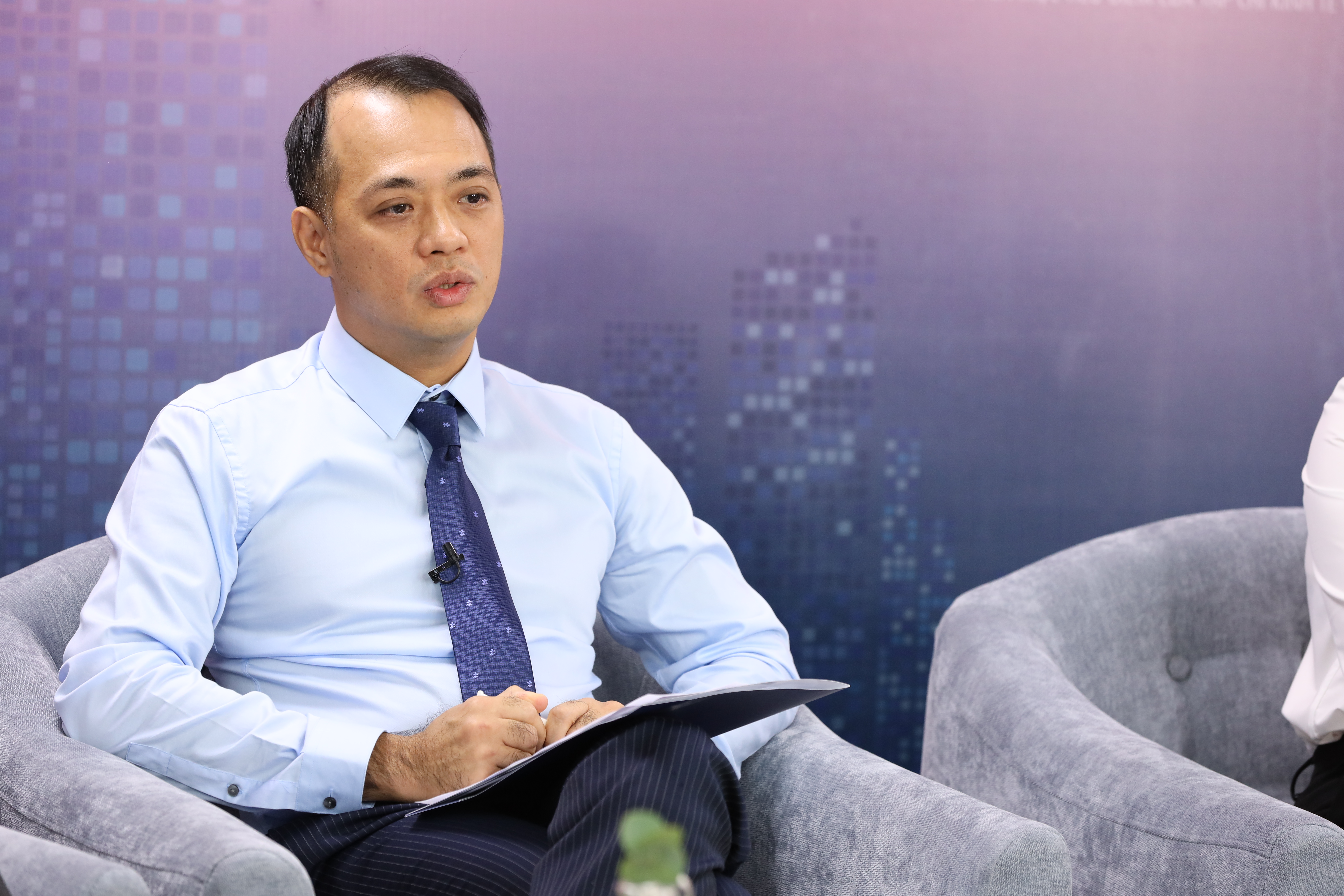Ông Nguyễn Đăng Hùng, Phó Tổng Giám đốc Công ty Cổ phần Thanh toán Quốc gia Việt Nam (Napas) - Ảnh: Chu Xuân Khoa.