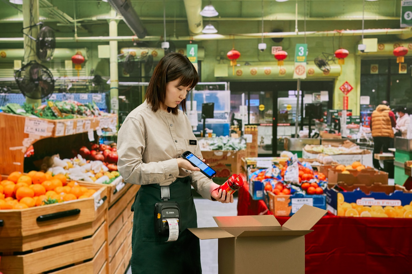 Giải ph&aacute;p của Zeba được ứng dụng trong doanh nghiệp b&aacute;n lẻ.