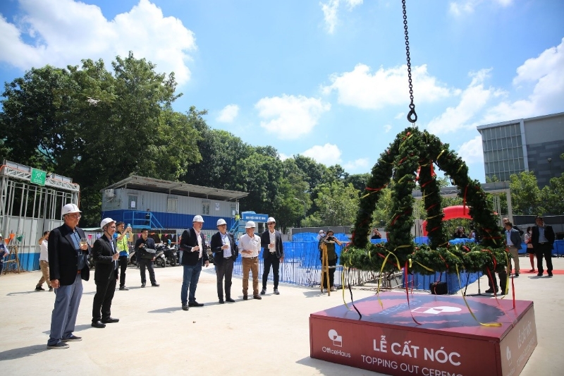 OfficeHaus in HCMC to hold topping-out ceremony as it readies for opening