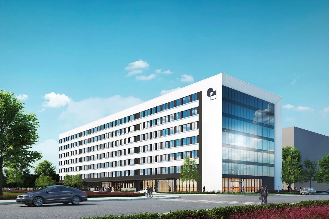 OfficeHaus is inspired by the minimalist and functional buildings of Bauhaus