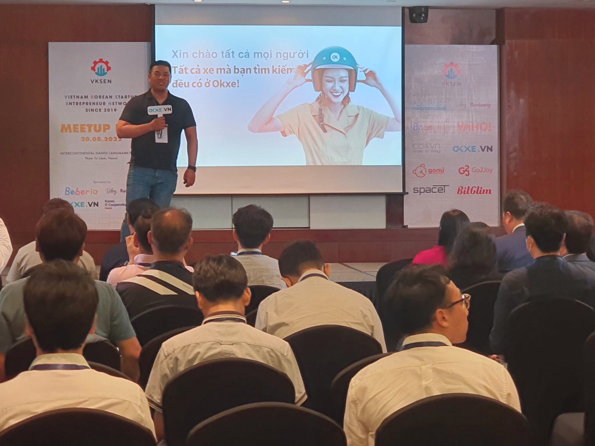 The Vietnam Korean Startup Entrepreneur Network (VKSEN) event.
