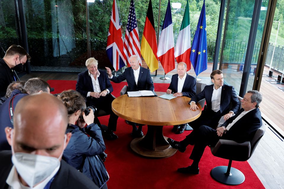 Lãnh đạo các nước G7 - Ảnh: Getty Images