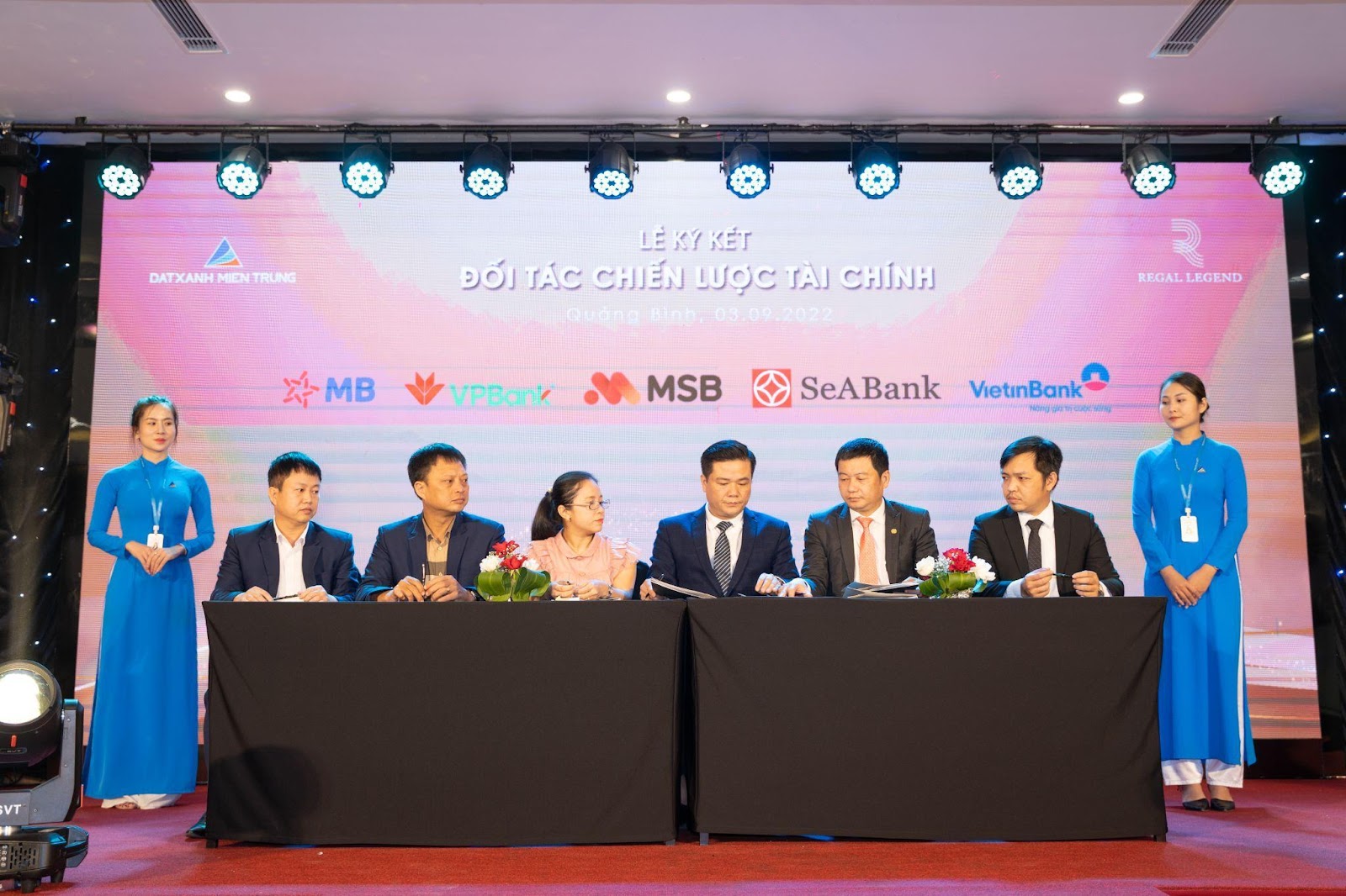 Đất Xanh Miền Trung ký kết hợp tác cùng các đối tác tài chính.