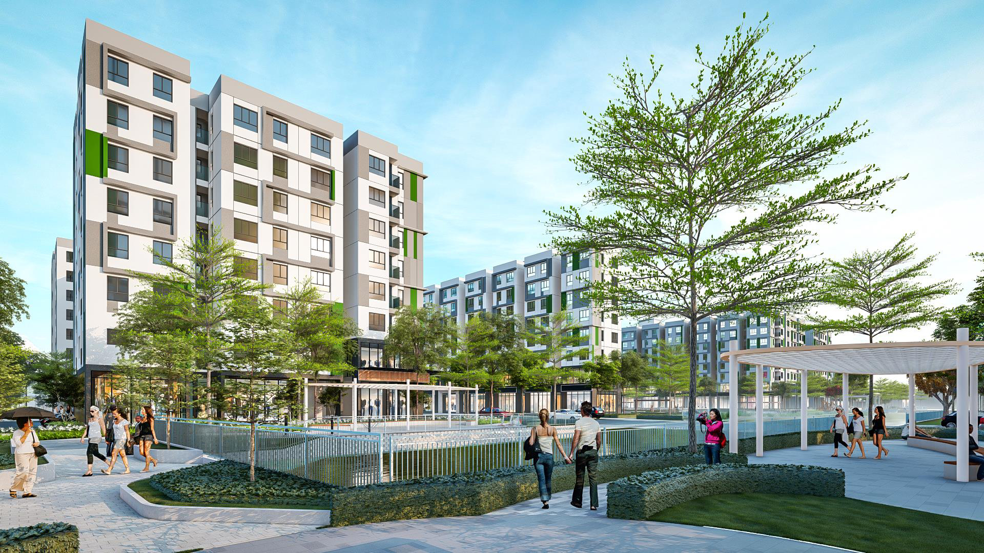 Dragon E-Home với thiết kế hiện đại v&agrave; nằm tại khu Đ&ocirc;ng - cực ph&aacute;t triển mạnh của Tp.HCM.