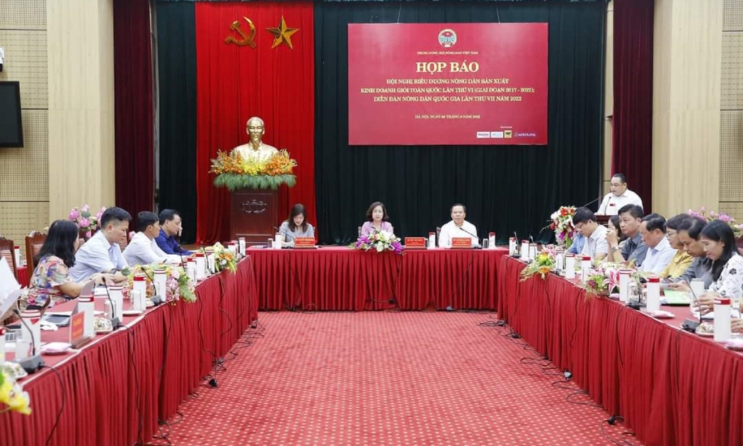 Họp báo thông tin về Hội nghị biểu dương nông dân sản xuất, kinh doanh giỏi toàn quốc lần thứ VI.