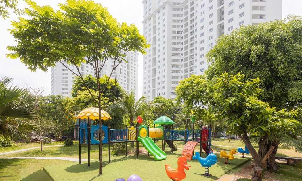 Đề cao trải nghiệm cư dân, Tecco Garden dành nhiều diện tích kiến tạo không gian xanh.