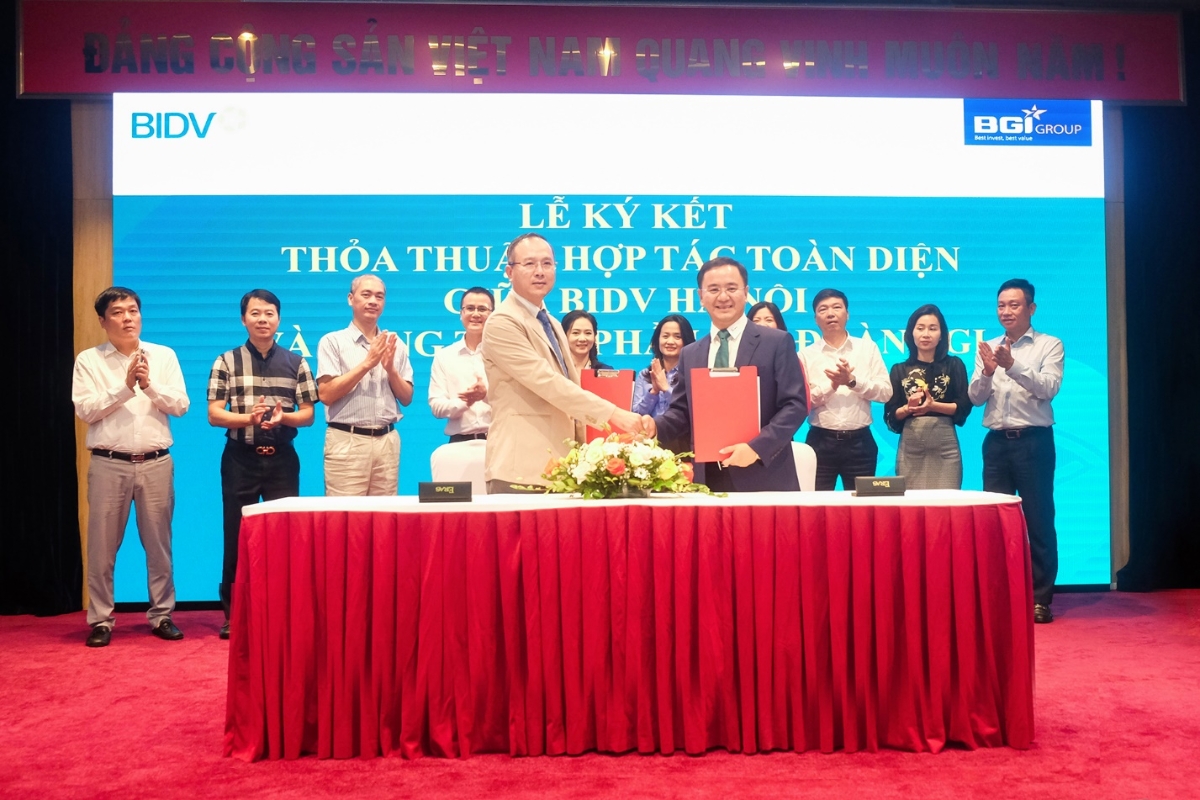 BGI Group & BIDV - chi nhánh Hà Nội chính thức trở thành đối tác chiến lược.