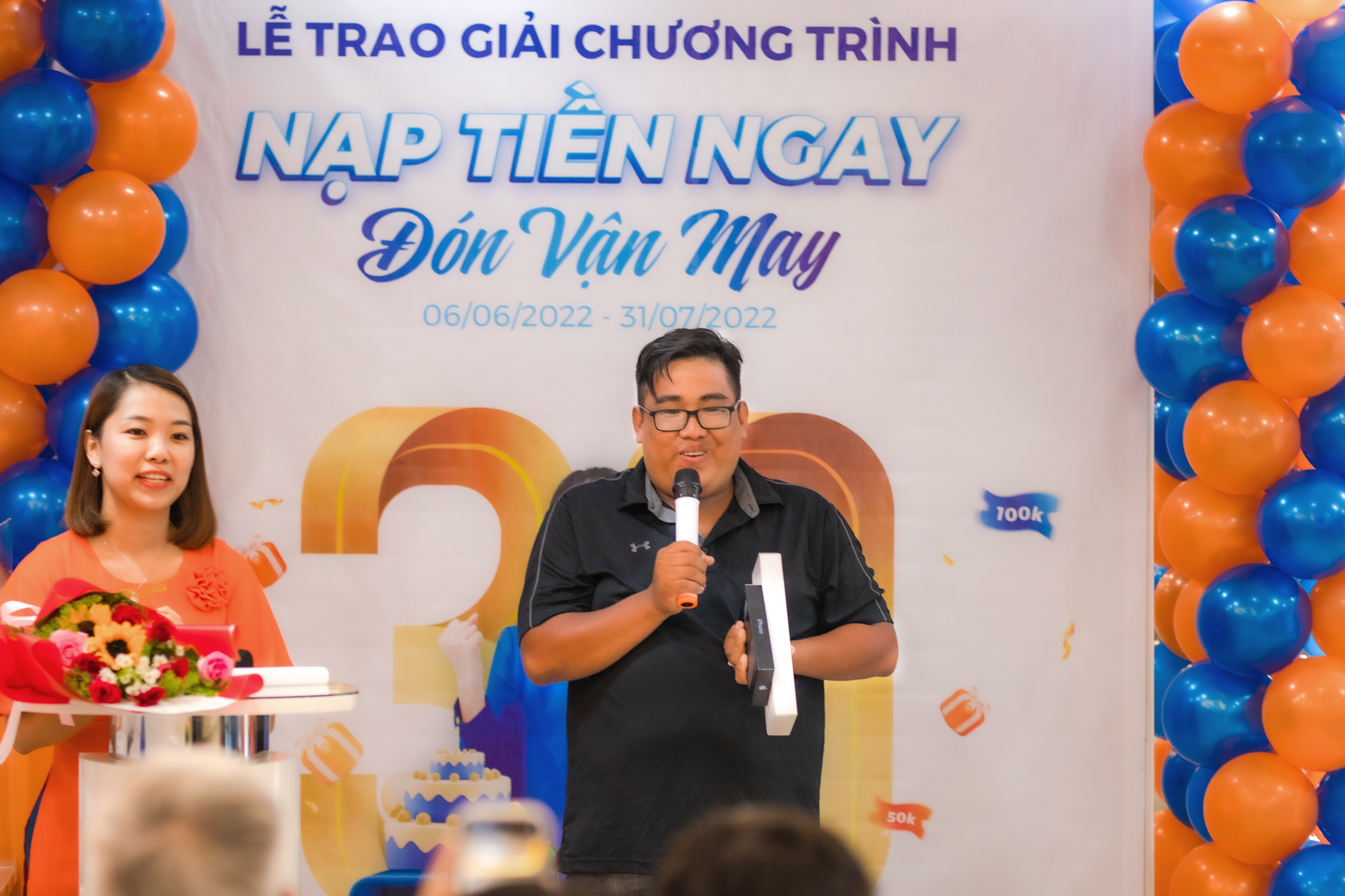 Anh Phan Văn Lợi chia sẻ khi nhận được giải Sinh nhật đặc biệt từ chương tr&igrave;nh.