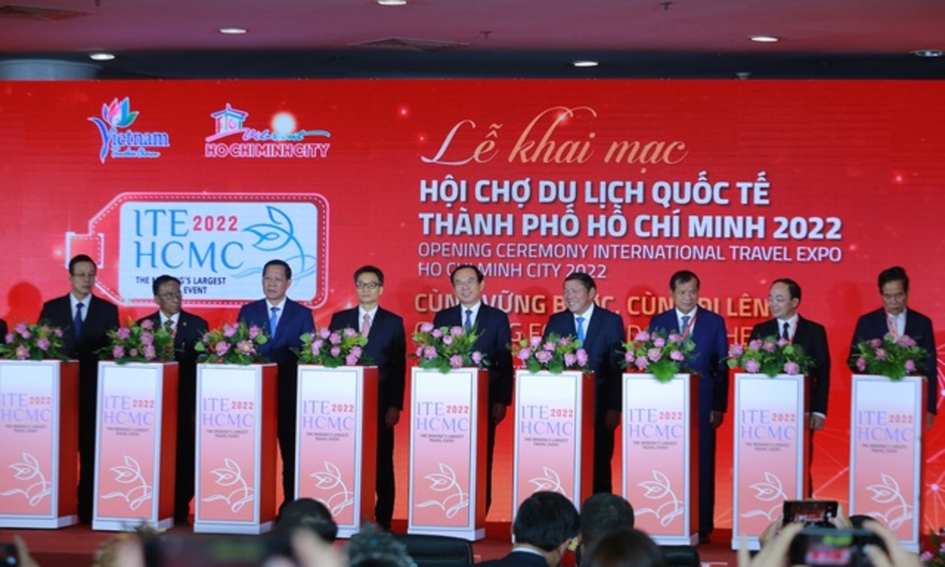 Các đại biểu Hội chợ Du lịch quốc tế TP HCM ITE 2022
