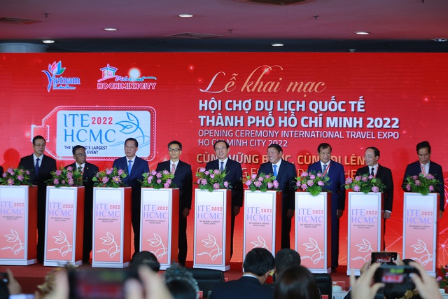 Các đại biểu Hội chợ Du lịch quốc tế TP HCM ITE 2022