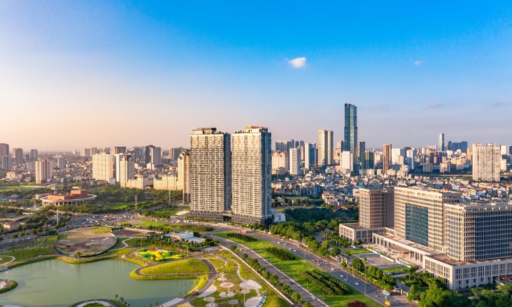 Shophouse khối đế The Matrix One thuộc tổ hợp cao ốc hạng A tọa lạc tại vị trí “kim cương” khu Tây Hà Nội.