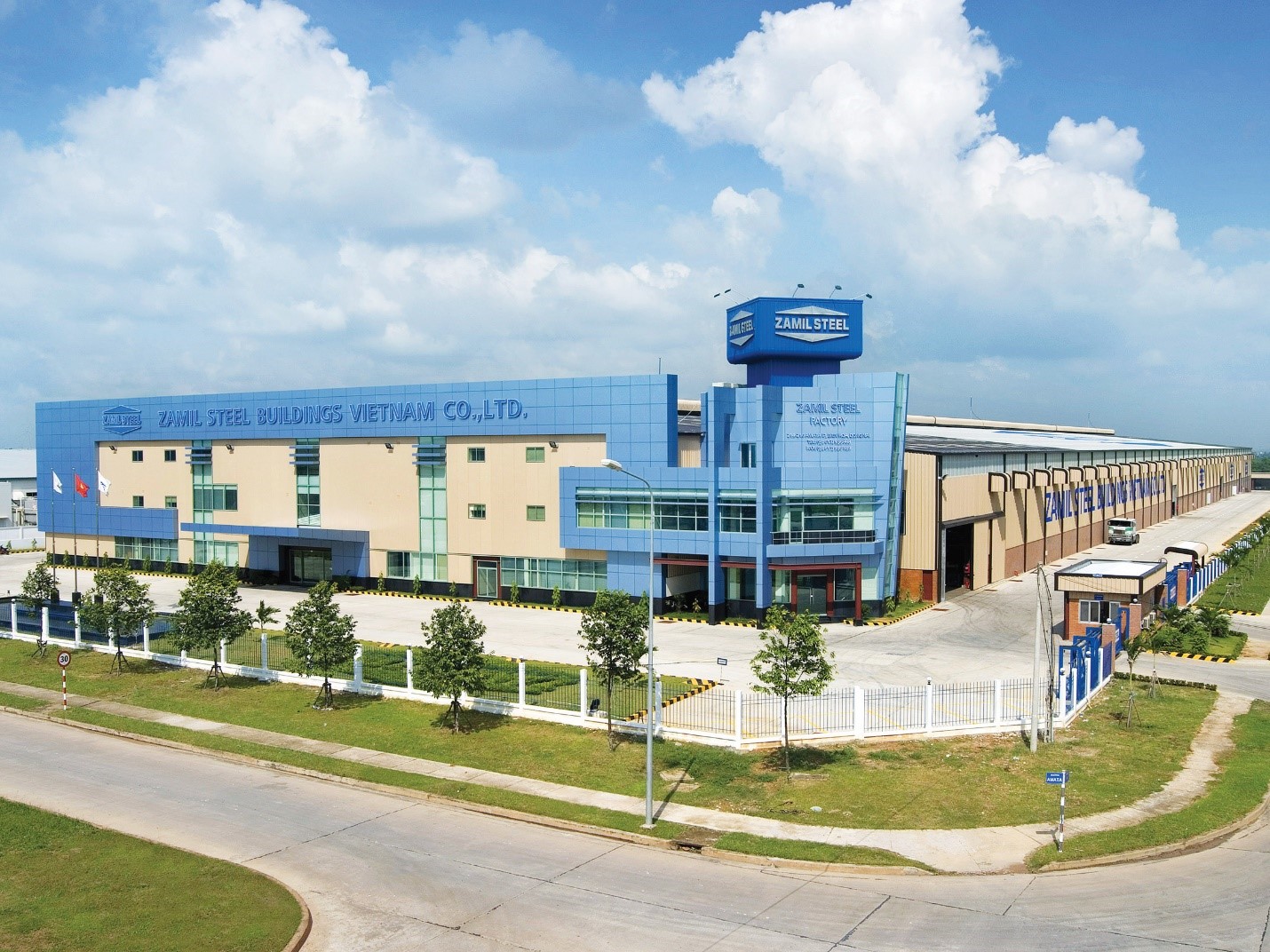 Zamil Steel Buildings Vietnam’s factory in Dong Nai province.