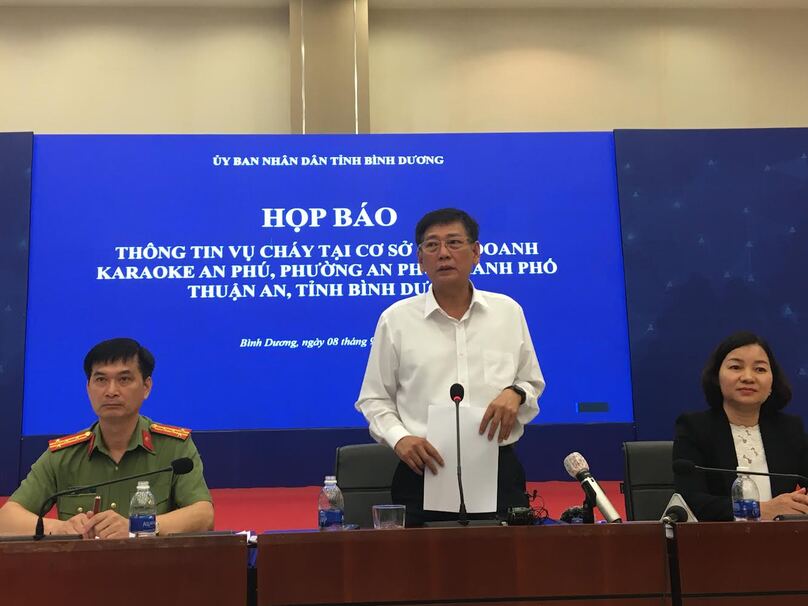 Họp báo sáng ngày 8/9/2022 tại Bình Dương