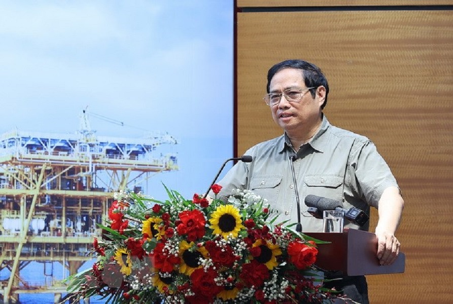Thủ tướng Phạm Minh Chính: "Một doanh nghiệp mạnh, quan trọng của quốc gia không thể không đẩy mạnh đầu tư phát triển, nhưng phải bảo đảm đúng hướng, hiệu quả".