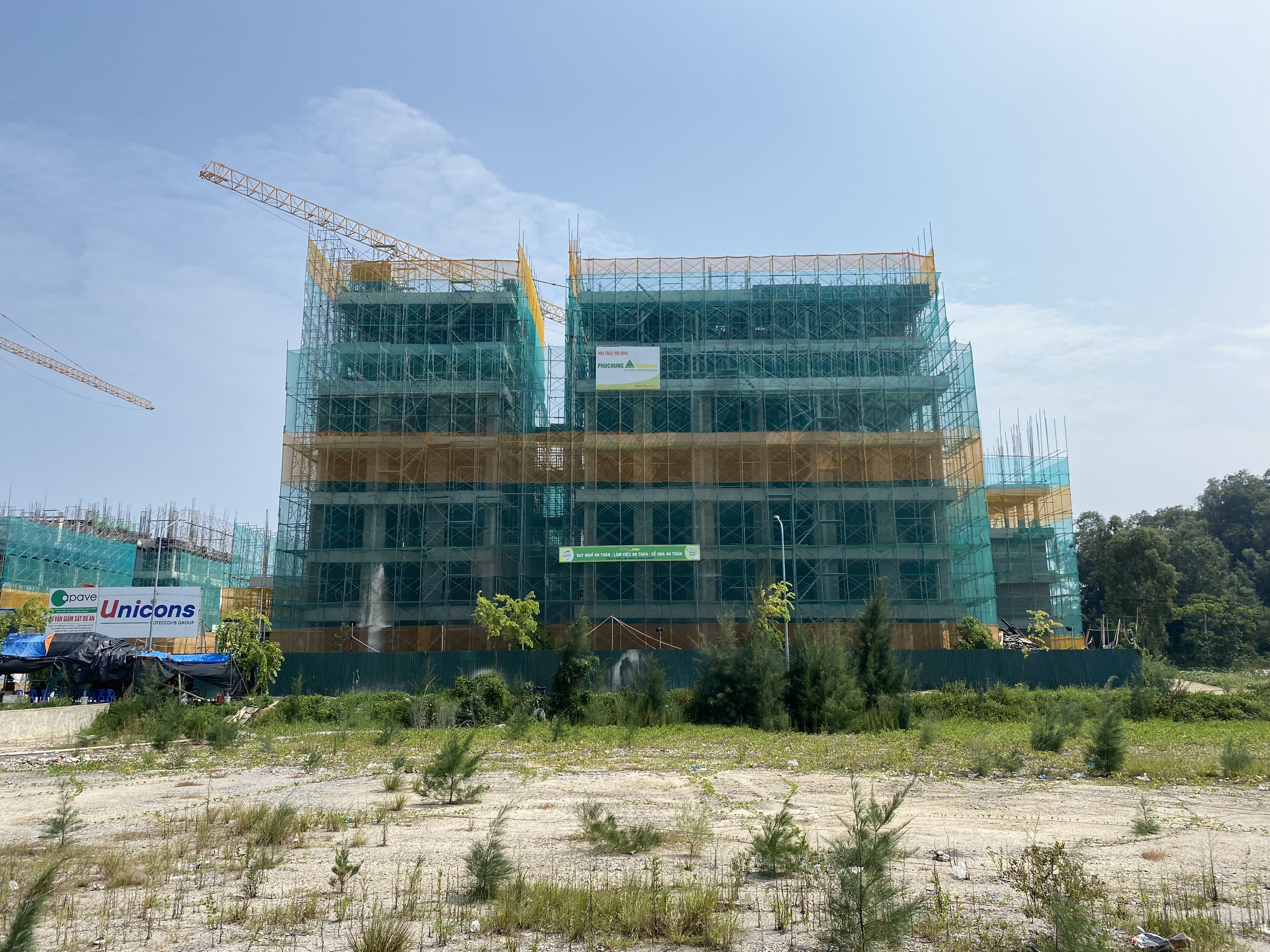 Dự &aacute;n Flamingo Hải Tiến đang được thi c&ocirc;ng