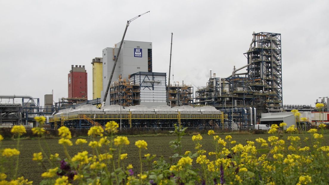 Một nh&agrave; m&aacute;y sản xuất ammonia của Yara.