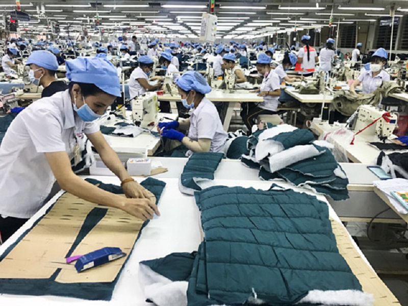 Dệt may đứng trong TOP đầu kim ngạch xuất khẩu.