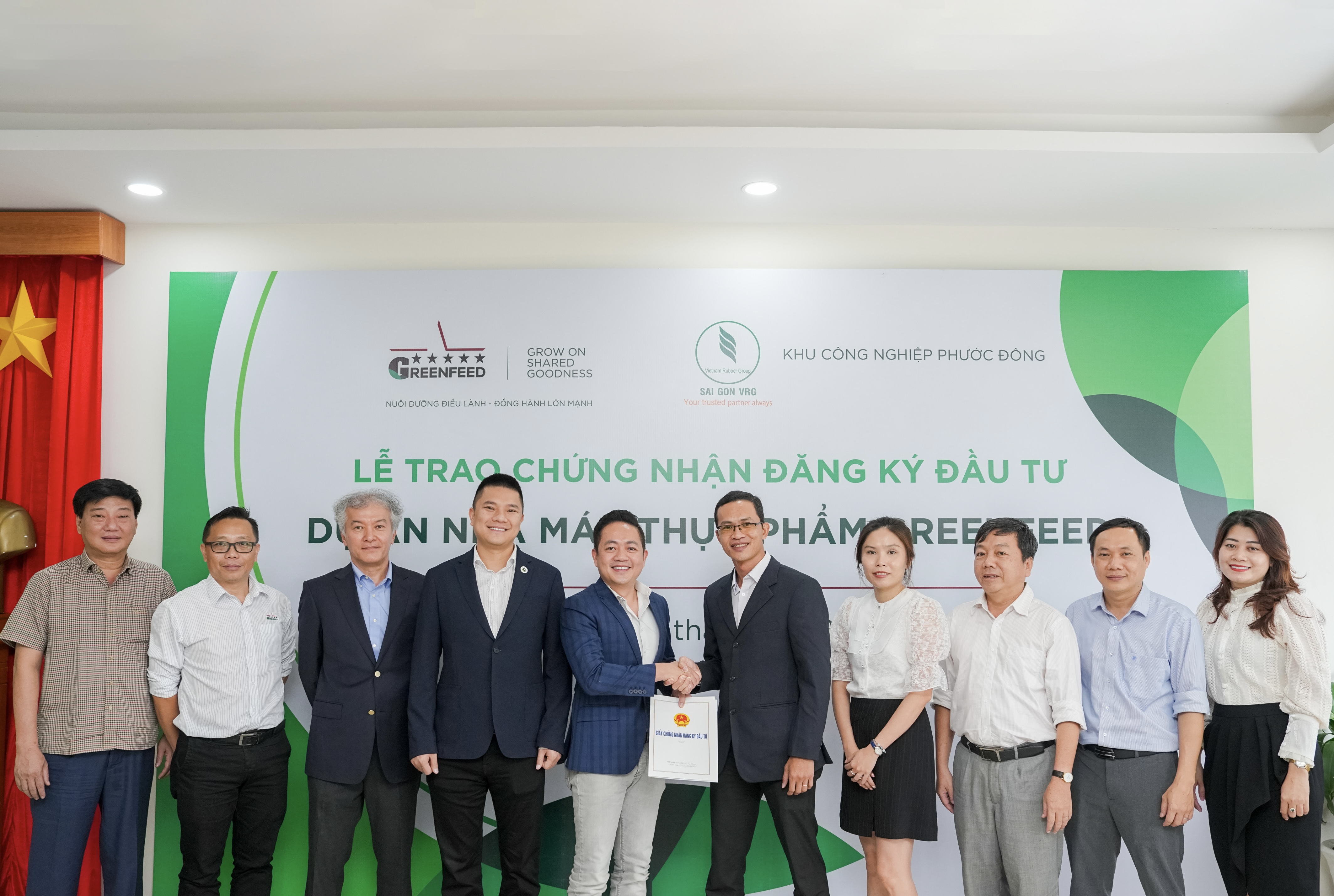 GreenFeed Việt Nam nhận giấy chứng nhận đầu tư dự án Nhà máy chế biến thực phẩm tại Tây Ninh.