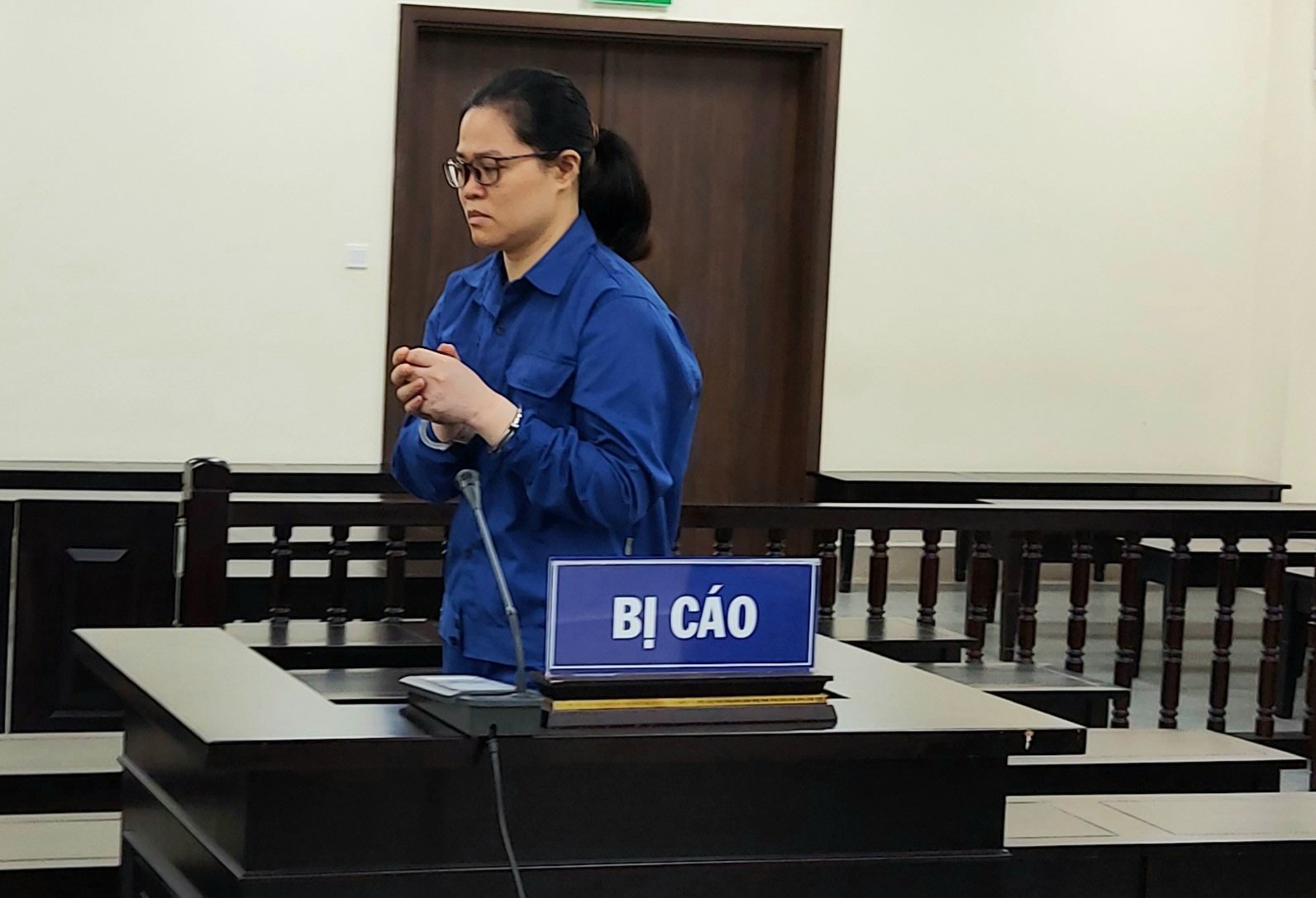 Bị cáo Hằng tại phiên tòa ngày 12/9.