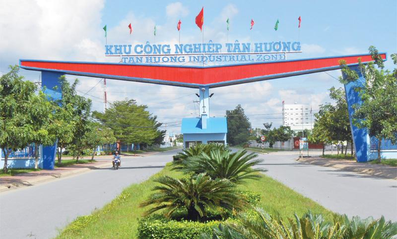 Tỉnh Tiền Giang công bố 59 dự án mời gọi đầu tư với tổng vốn gần 22.400 tỷ đồng. Ảnh: Khu công nghiệp Tân Hương (huyện Châu Thành, Tiền Giang).