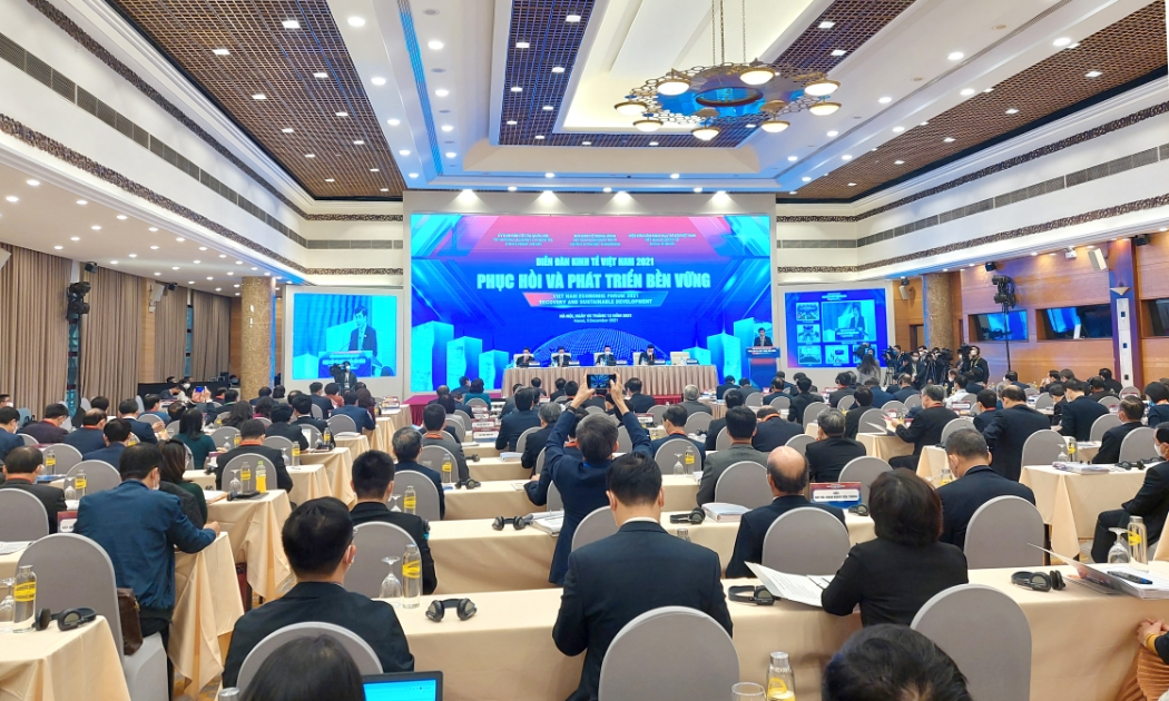 Diễn đàn Kinh tế Việt Nam 2021: Phục hồi và phát triển bền vững - Ảnh: Quochoi.vn
