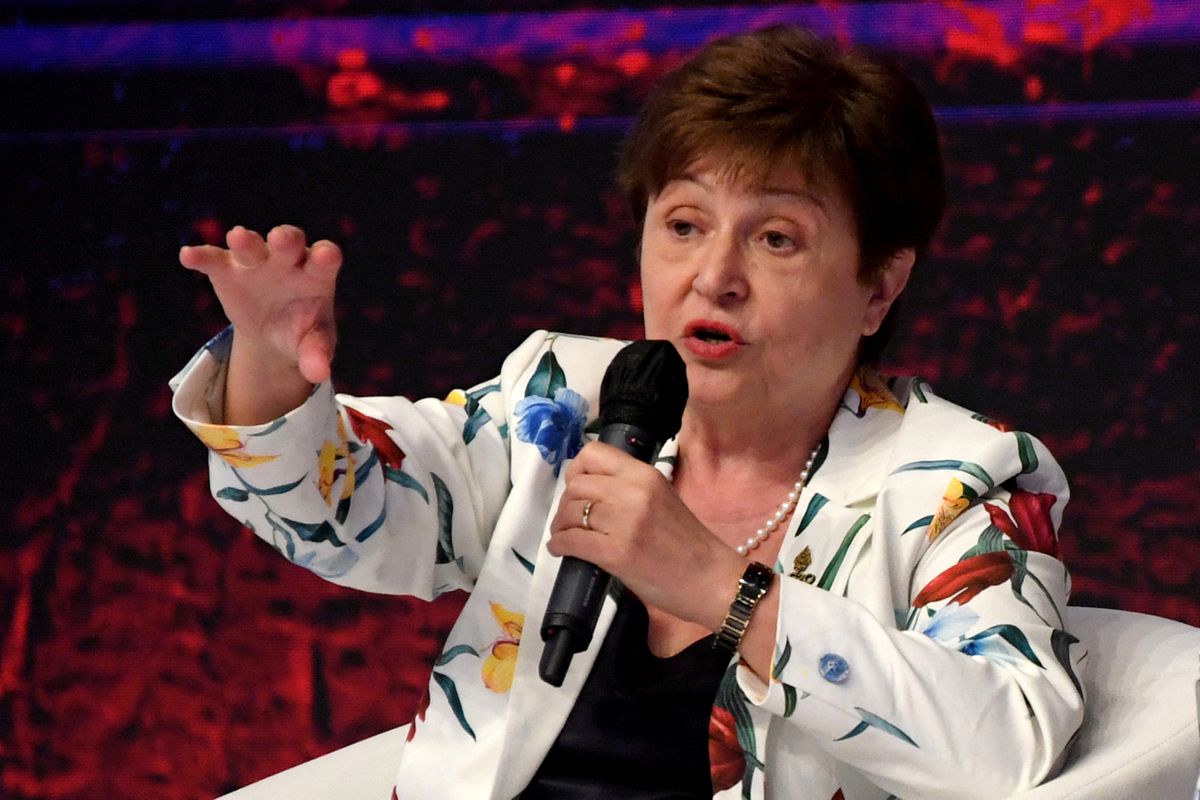 Tổng giám đốc Quỹ Tiền tệ Quốc tế (IMF) Kristanlina Georgieva - Ảnh: Reuters.