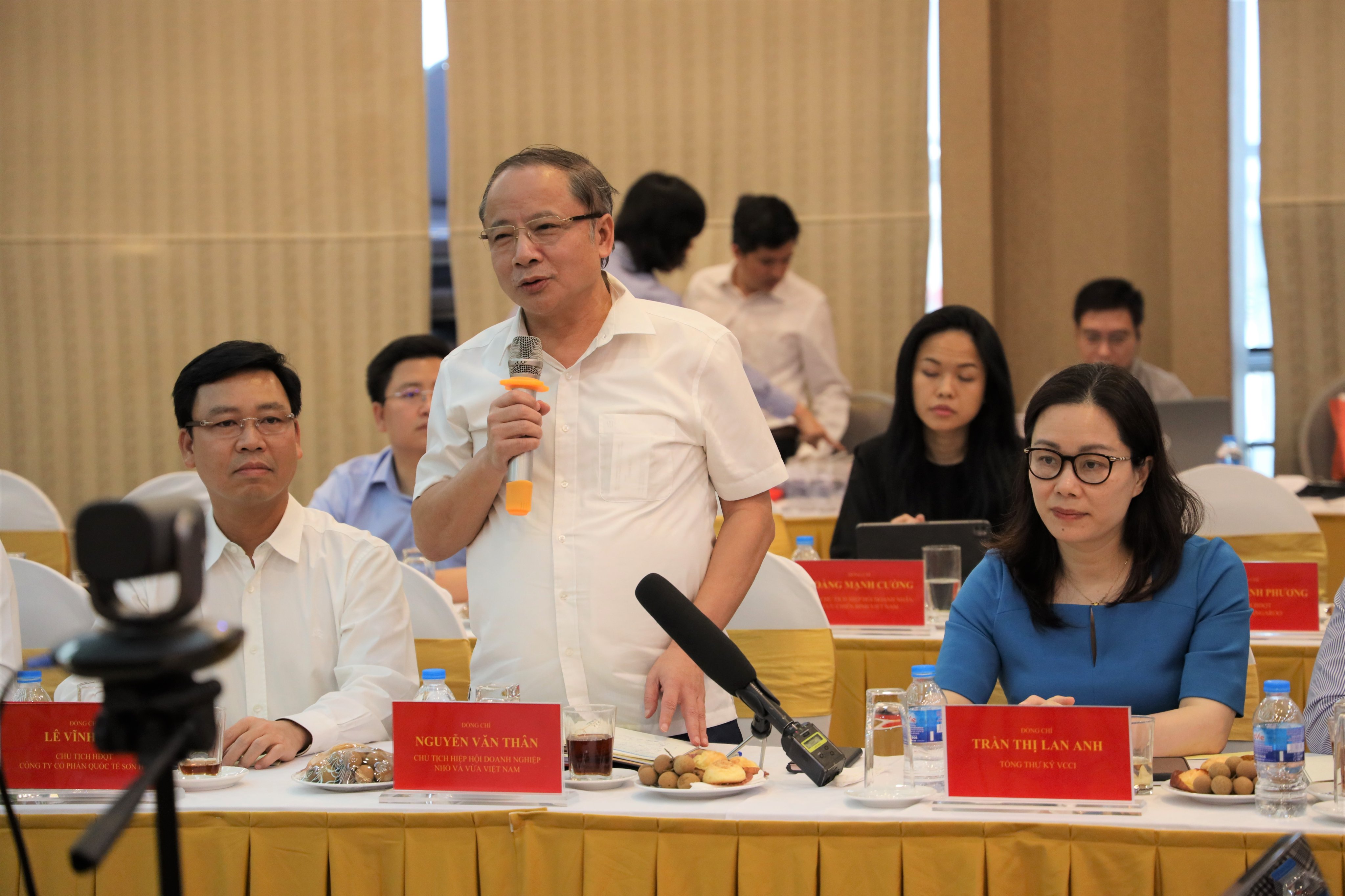 Ông Nguyễn Văn Thân, Chủ tịch Hiệp hội Doanh nghiệp nhỏ và vừa Việt Nam.