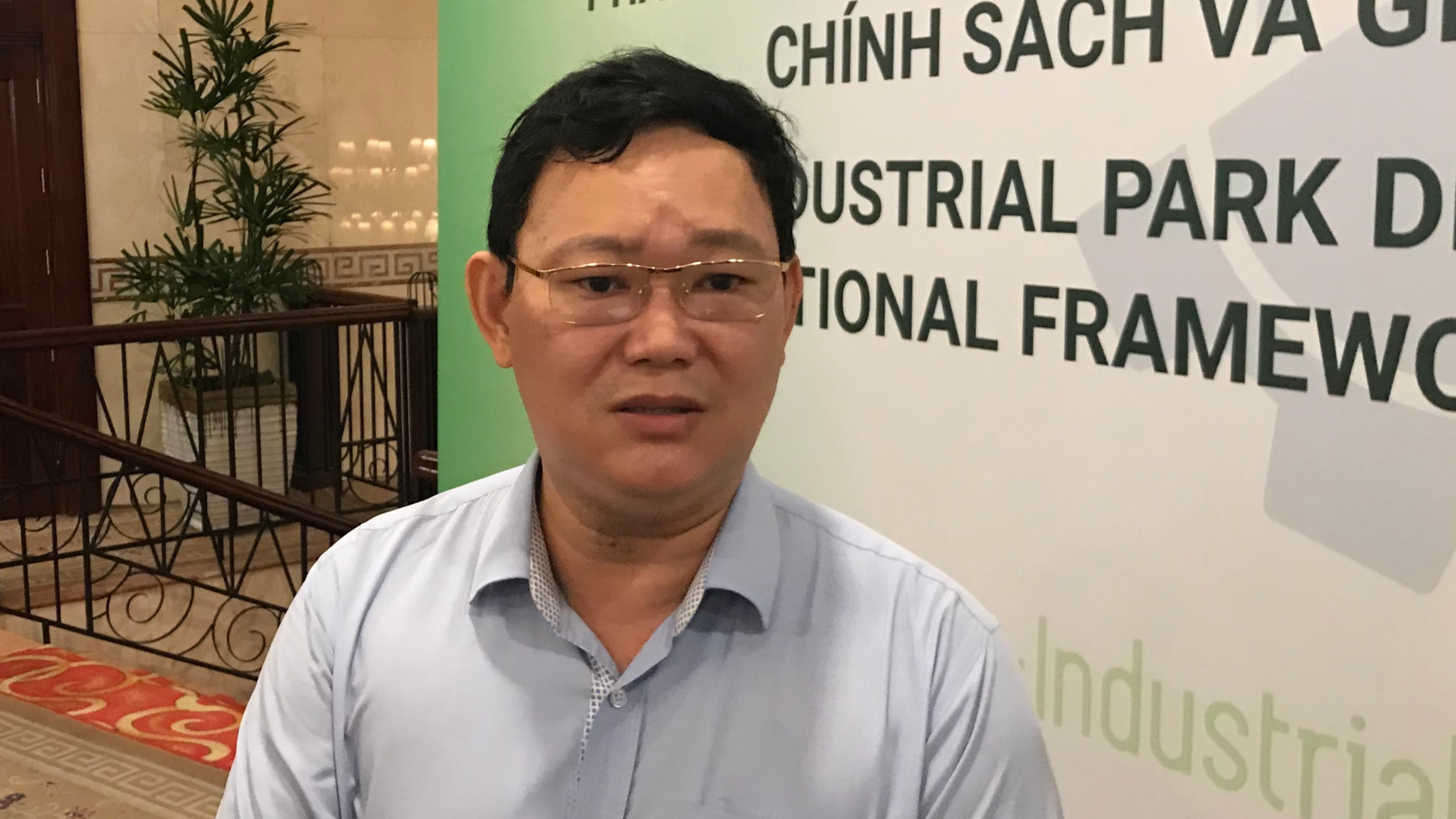 Ông Giang Ngọc Phương, Phó Tổng giám đốc, Công ty cổ phần Khu công nghiệp Hiệp Phước - Ảnh: VE.