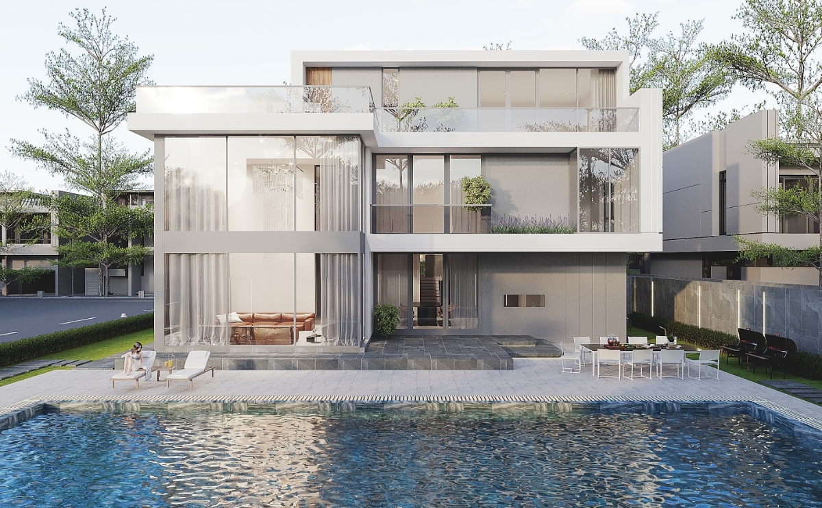 Phân khu Elizabeth Edition gồm 22 căn biệt thự phiên bản giới hạn thời thượng và đẳng cấp.