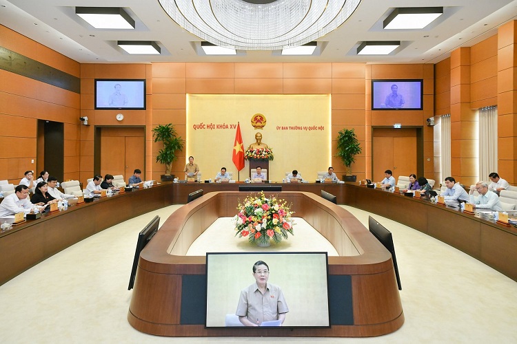 To&agrave;n cảnh cuộc họp: Ảnh VGP.