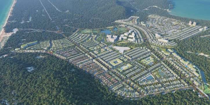 Phối cảnh minh họa tổng thể Meyhomes Capital Crystal City.