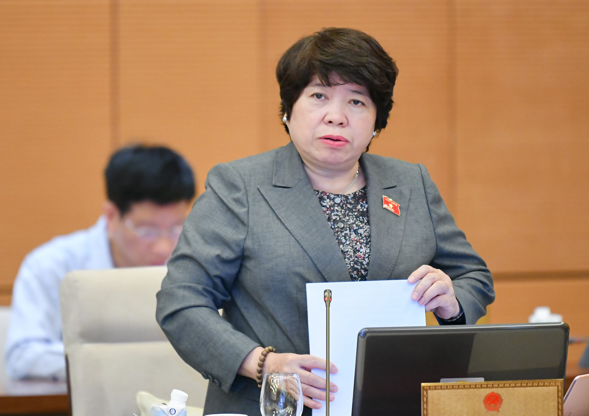 Chủ nhiệm Uỷ ban X&atilde; hội Nguyễn Thu&yacute; Anh. Ảnh - Quochoi.vn.&nbsp;