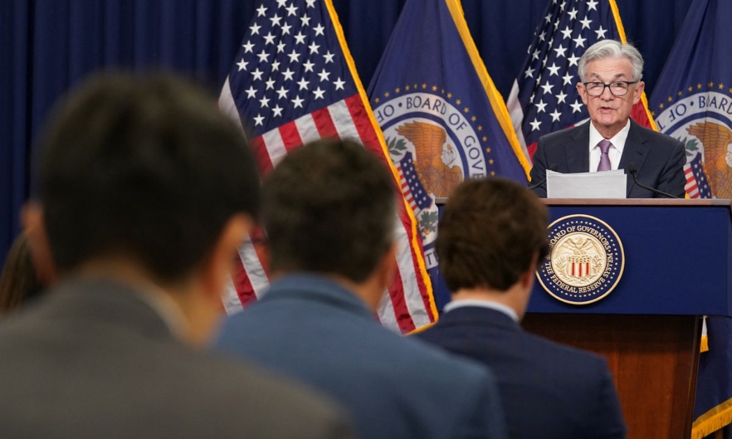 Chủ tịch Fed Jerome Powell tại cuộc họp báo ngày 21/9 - Ảnh: Reuters.