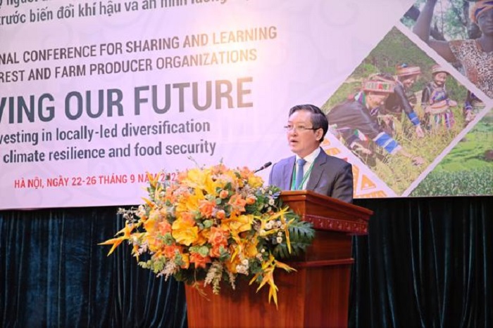 Ông Lương Quốc Đoàn phát biểu tại hội thảo.
