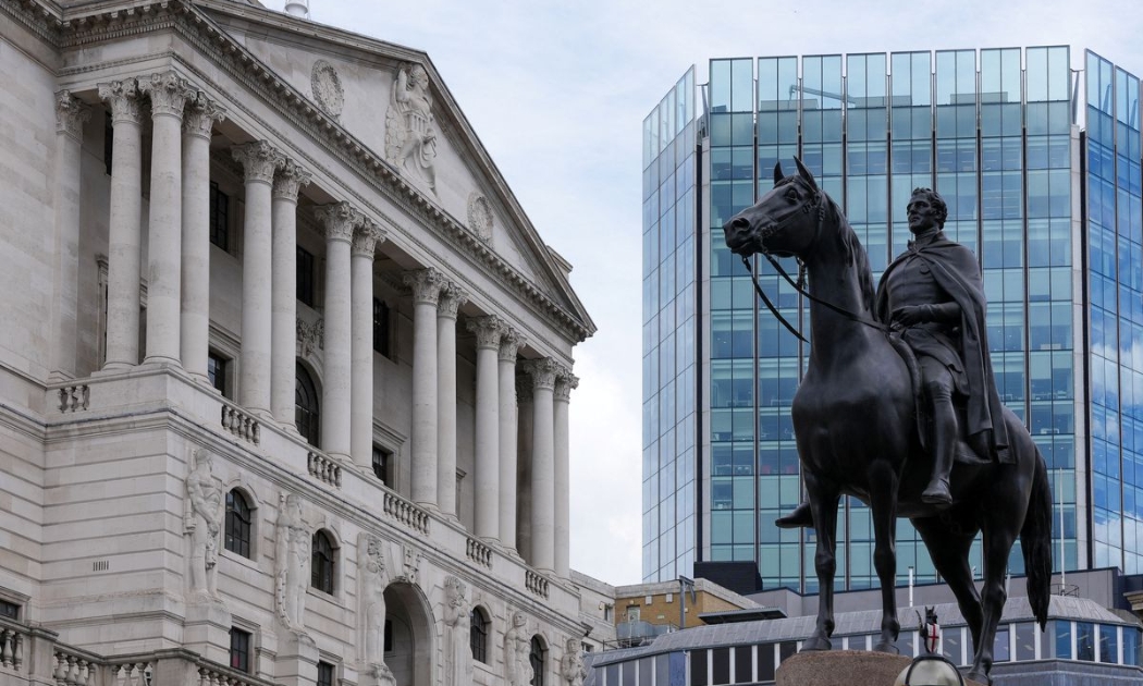 Trụ sở Ngân hàng Trung ương Anh (BOE) ở London - Ảnh: Reuters.