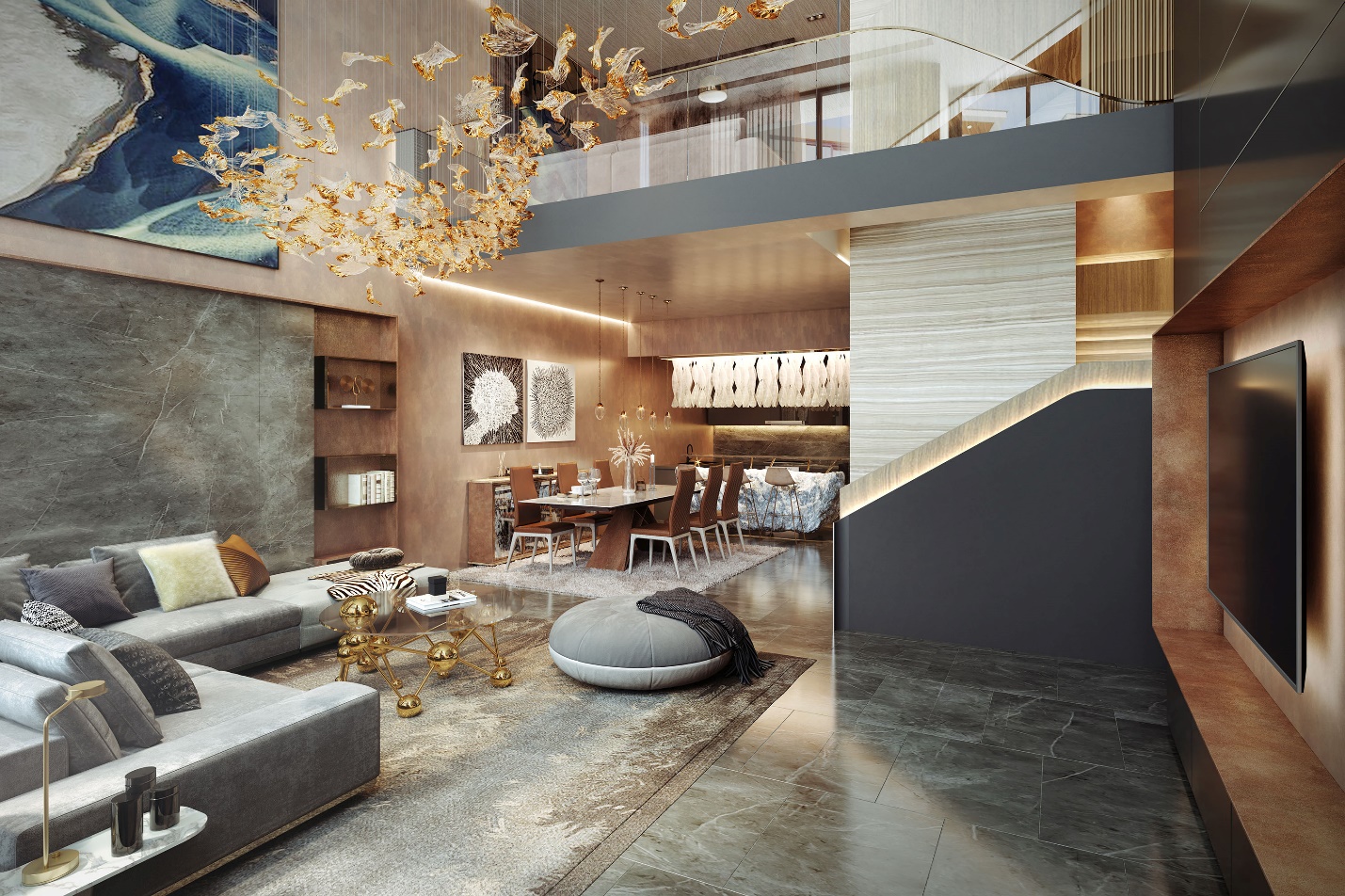 Vẻ đẹp trong từng đừng n&eacute;t thiết kế tại villa ven hồ thuộc khu đ&ocirc; thị The 9 Stellars.