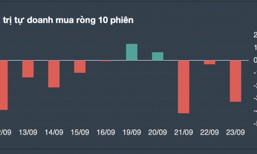 Tự doanh bán ròng hơn 300 tỷ đồng tập trung xả toàn blue-chips 