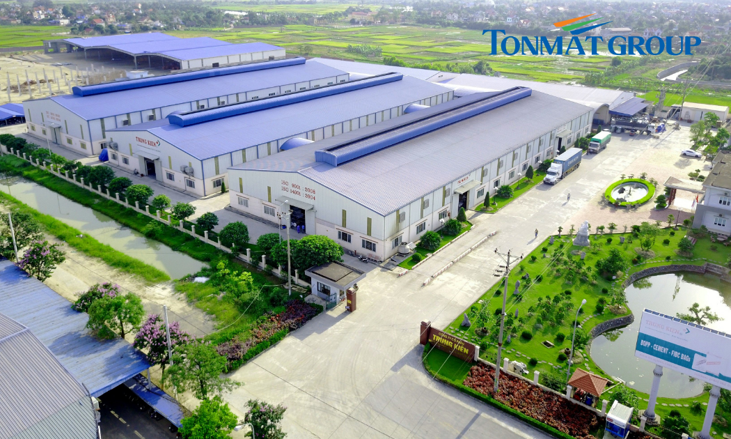 Công trình sử dụng tấm lợp Tonmat.