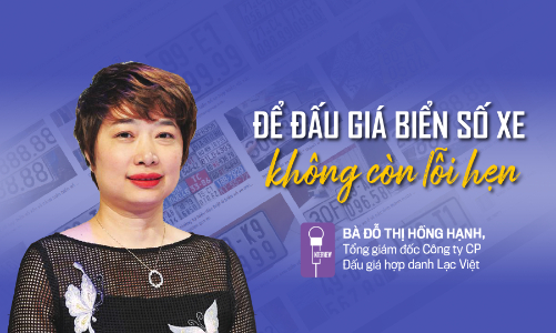 Để đấu giá biển số xe không còn lỗi hẹn