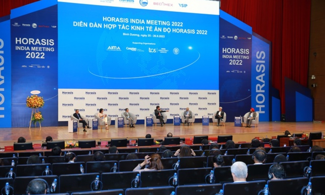 Diễn đàn Hợp tác Kinh tế Ấn Độ Horasis 2022 có 6 phiên toàn thể và 26 phiên thảo luận song song,có sự hiện diện của các chính khách, doanh nhân và học giả đến từ khắp nơi trên thế giới - Ảnh: VGP/Đình Nam