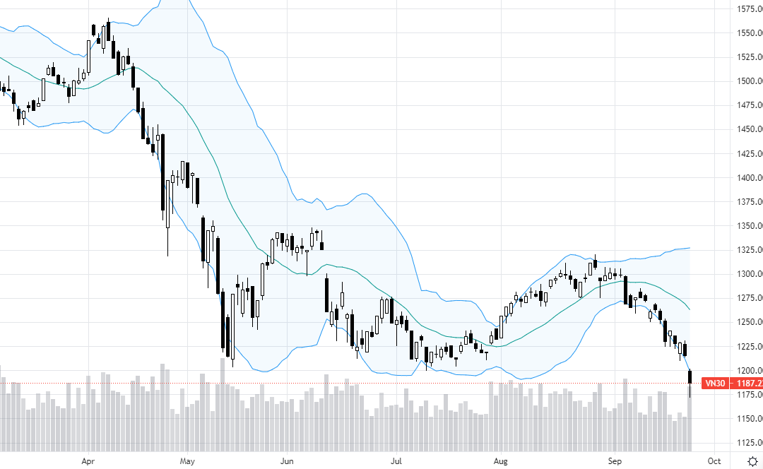 VN30-Index đã thủng đáy, nhưng đa số cổ phiếu thì không.
