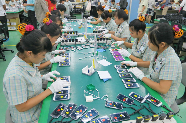 Điện thoại và linh kiện dẫn đầu trong các mặt hàng xuất khẩu  sang thị trường CPTPP.
