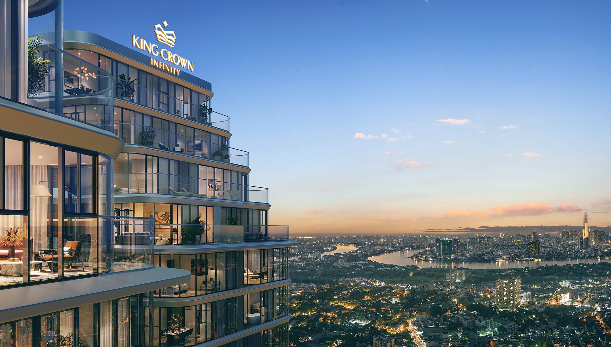 King Crown Infinity sở hữu vị trí trung tâm thành phố Thủ Đức với hệ tiện ích đặc quyền dành riêng cho giới thượng lưu.