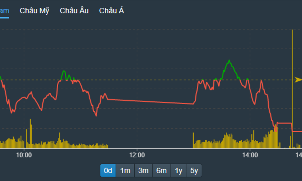 VN-Index lại thất bại trong nỗ lực phục hồi chiều nay.