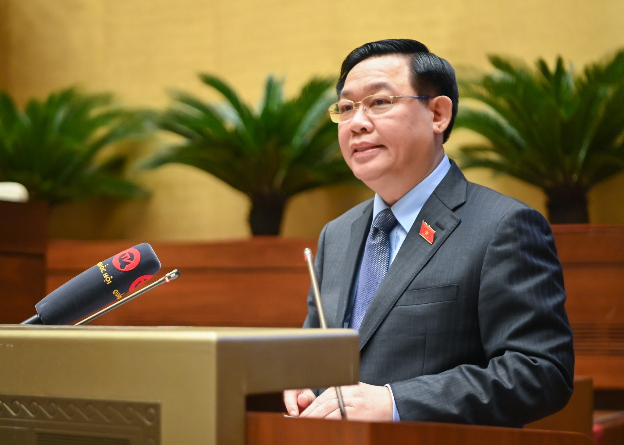 Chủ tịch Quốc hội nhấn mạnh, giám sát phải trên tinh thần hết sức xây dựng. Ảnh - Quochoi.vn. 