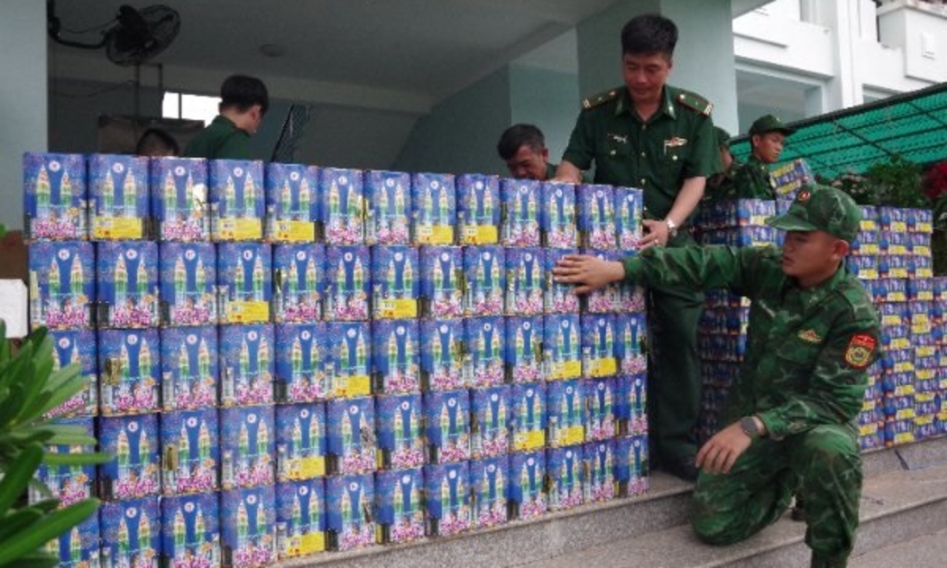 Hơn 1,5 tấn pháo lậu bị phát hiện, bắt giữ