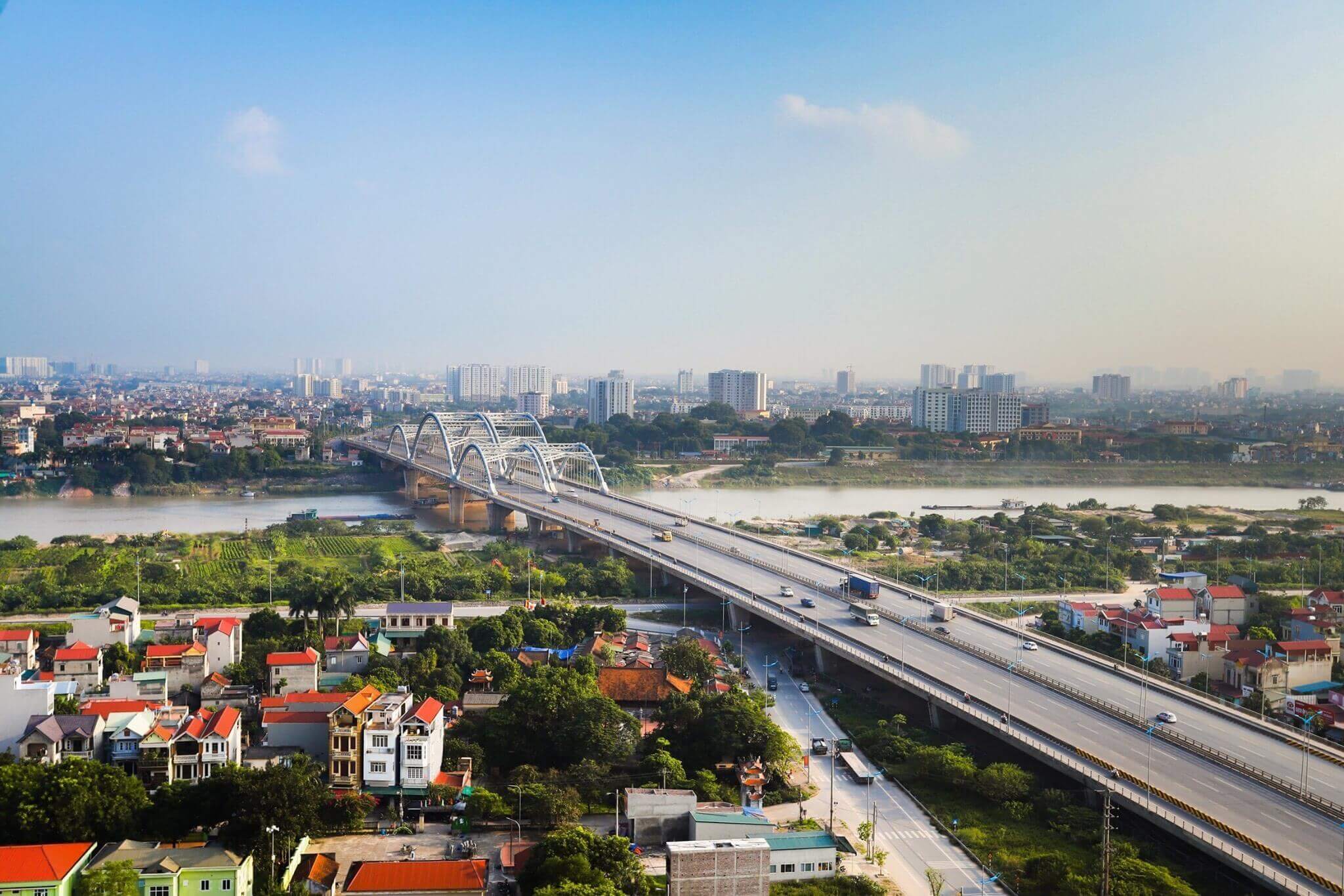 Hạ tầng kết nối của Đông Anh được hoàn thiện liên tục trong những năm qua.