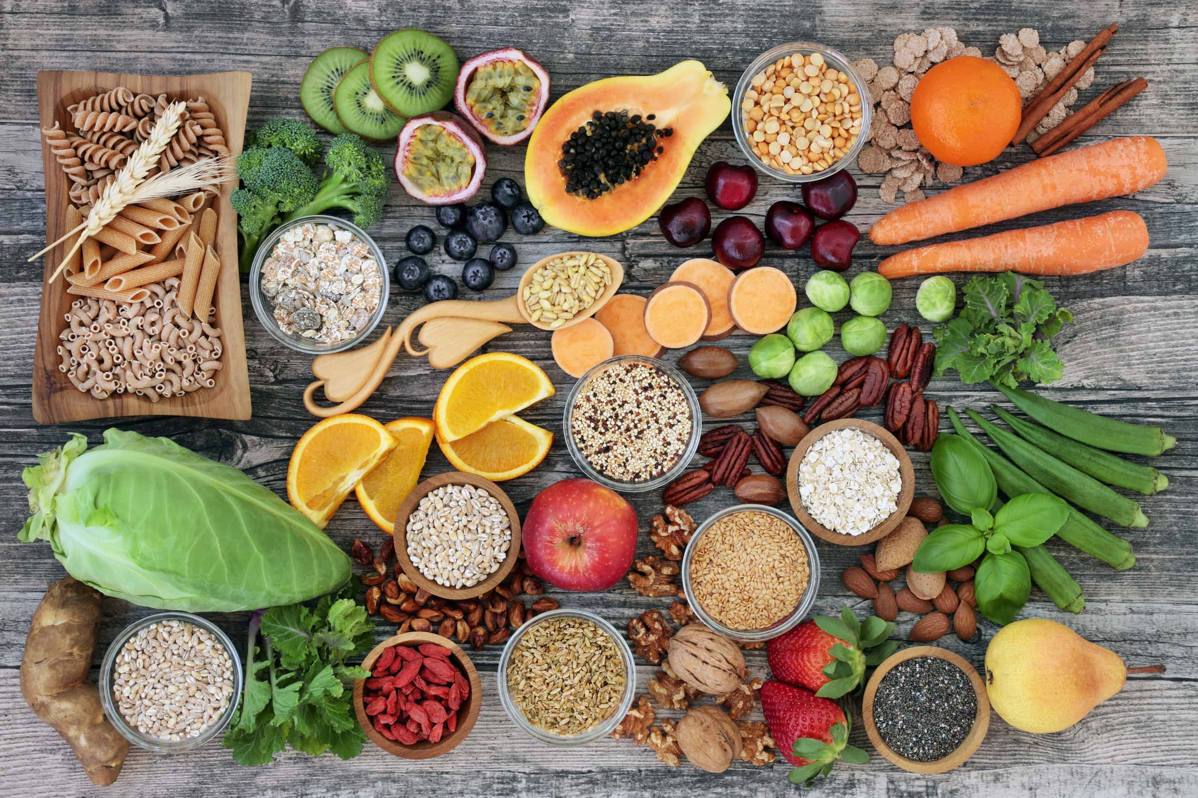 Chế độ dinh dưỡng với các loại thực phẩm chưa qua xử lý, xay xát, còn nguyên hạt, lớp vỏ, xơ được gọi là ăn thô.